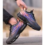 Flying Weave Work Air Cushion Sole Industrial Safety Shoes