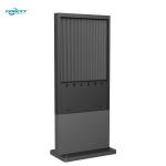 Fanless AD Board Outdoor Digital Totem 86'' Digital Signage Aluminum Profile