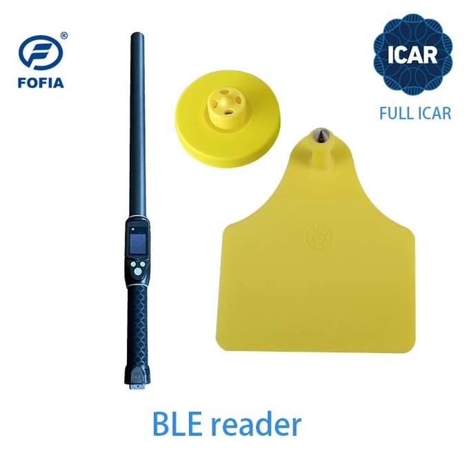 FULL ICAR Certified TPU Plastic Tamper proof  Bovine Ear Tags 134.2khz Rfid Ear Tags  1