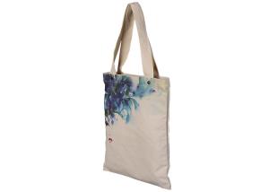 Wholesale Promotional Shopping Stylish Eco Canvas Bags Tote Bag With Zipper from china suppliers