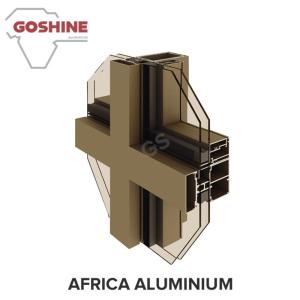 Wholesale Wholesale fully concealed frame glass curtain wall aluminium profile for FIJI from china suppliers