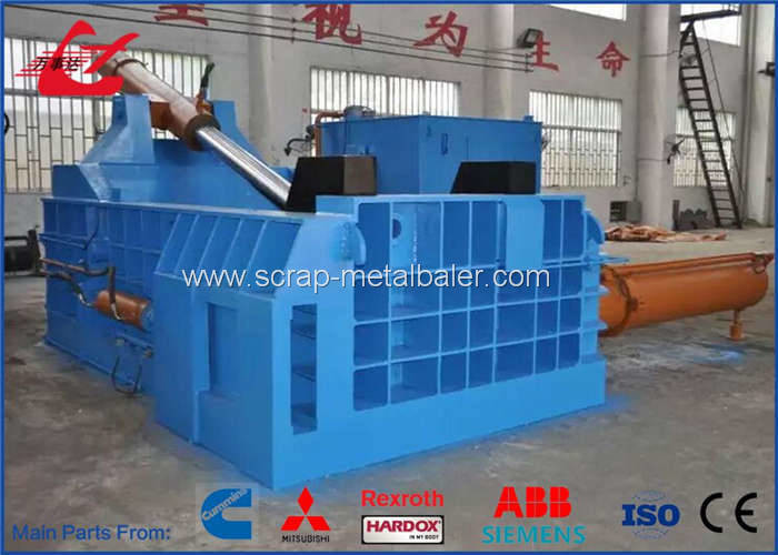 Customized PLC Control Hydraulic Metal Baler Machine Round Packing Block Or Square Bale