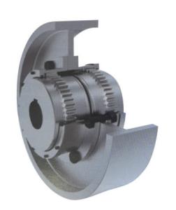 Wholesale Gear Tooth Type Forged Steel Coupling With Brake Wheel High Transmission Efficiency from china suppliers