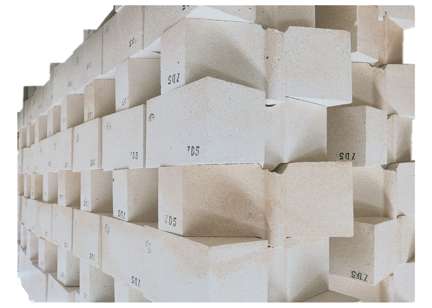 Fireplace SiO2 Silica Insulating Brick 3MPa Erosion Resistance
