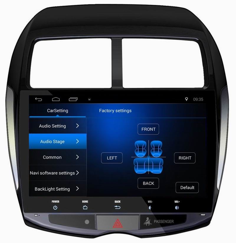 Ouchuangbo car radio head unit stereo for Mitsubishi ASX 2013-2015 with Bluetooth USB SWC gps navi video android 8.1