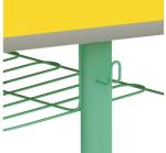 Student Study Table Desk Fireproof Steel School Furniture Metal Table For