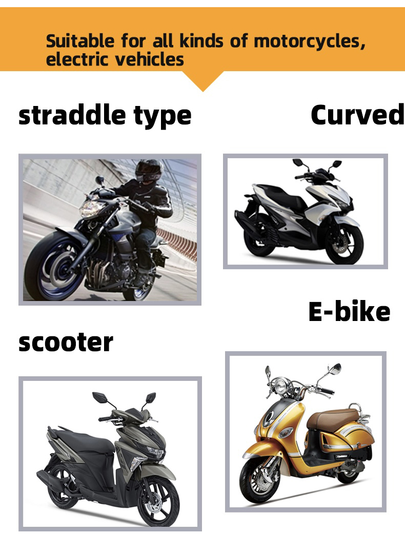 YAYE Motorcycle Lighting System ABC PC Material Break Light Indicator for Motorcycles