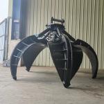 Multifunctional Excavator Orange Peel Grapple For 10 Ton 15 Ton Excavator