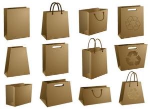 Wholesale factory Kraft paper bag , die cut handle paper bag from china suppliers