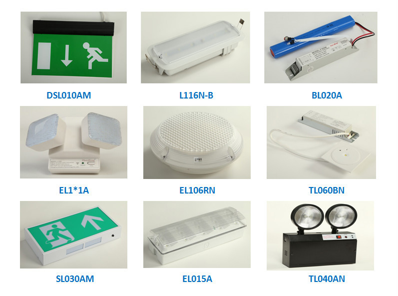 Waterproof Industrial 220V Battery Backup Led Emergency Escape Lighting