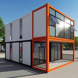 Wholesale 3 Bedroom Prefabricated House Log Cabins Wooden House Prefab Container House Construction from china suppliers