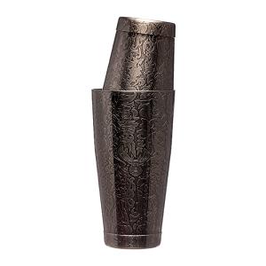 Wholesale Stainless Steel Bar Station Cocktail Shaker Black Plated Etching from china suppliers