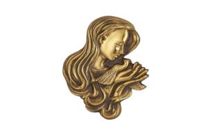 Wholesale Outdoor Unit Tombstone Decorations TD002 Virgin Design Bronze Color from china suppliers