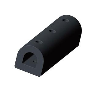 Wholesale Heat Resistant D Type Fenders PIANC2002 Black Rubber For Boat Dock Buffer Protect from china suppliers