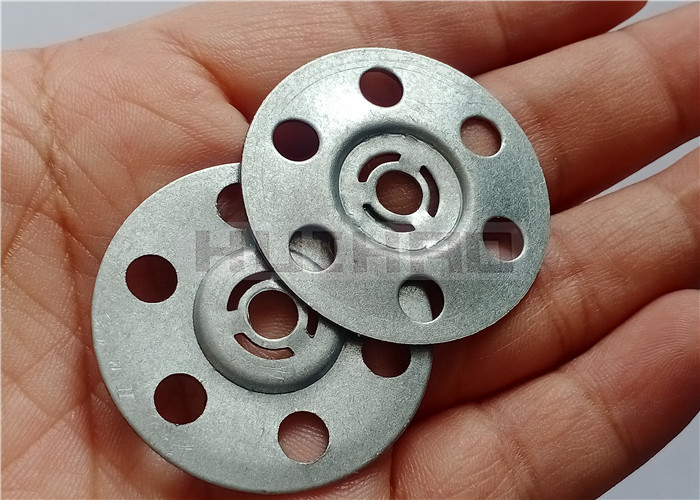 1-1/4" 4-Claw Metal Fixing Washers For Gypsum Board Extruded Plate Insulation Thermalboard Fixed Backer Boards