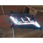 Car Light ABS Plastic LED Head Lamp Front Light Kit For Toyota Prado FJ150 2014