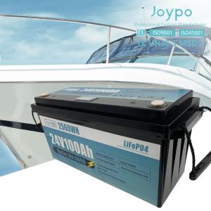 Wholesale 24V Marine Deep Cycle Battery Lithium Iron Phasphate Fishing Boat Battery 100Ah 200Ah from china suppliers