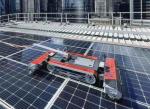 Rooftop Solar Panel Cleaning Robot Battery Powered Dry/Water Mode Photovoltaic