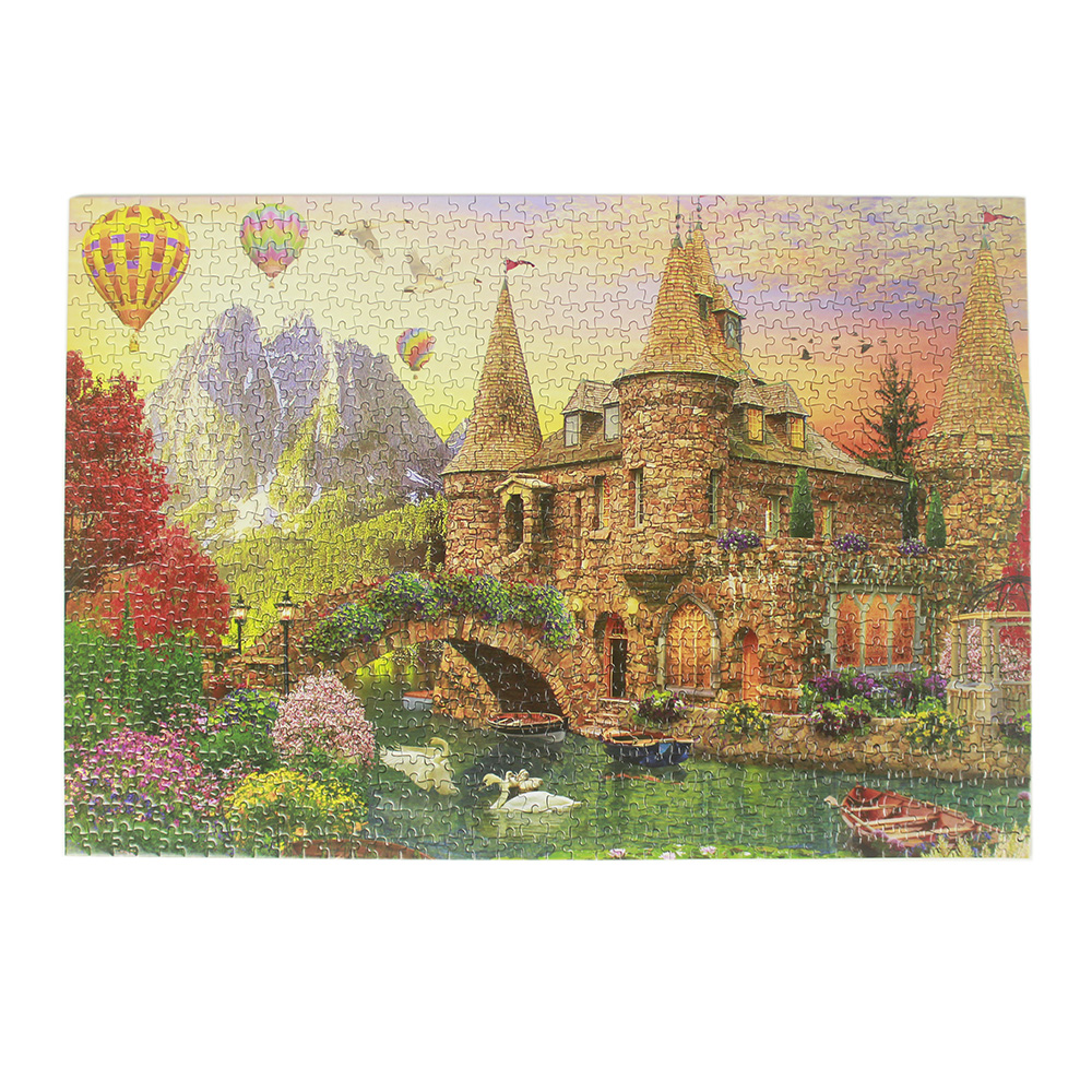 1mm To 3mm 205gsm CCNB Paper Jigsaw Puzzle Game For Entertainment