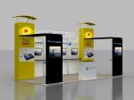 Outdoor 10x20 Ft Interactive Trade Show Displays UV Resistant For Retail Display