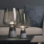Cement Table Lamp Modern Glass Table Lamps For Living Room Bedroom Study Desk