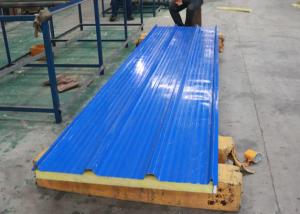 Wholesale Prefab House 100mm Fireproof Glass Wool Sandwich Panel from china suppliers