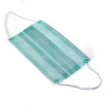 Breathable Green Non Woven Surgical Mask in Operation Virus Liquid Protection