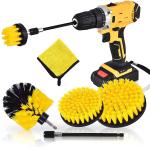 Filament Diameter 0.55mm Nylon Cleaning Brush For Drill Scrubber Set 6.5mm Plate