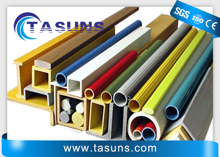 Anti Corrosion Fiberglass Profile GRP Profiles For FRP Straight Cross Arm