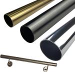 Modern Staircase Kit Ss201 304 316 Stainless Steel Handrail Pipe Round 33.7mm
