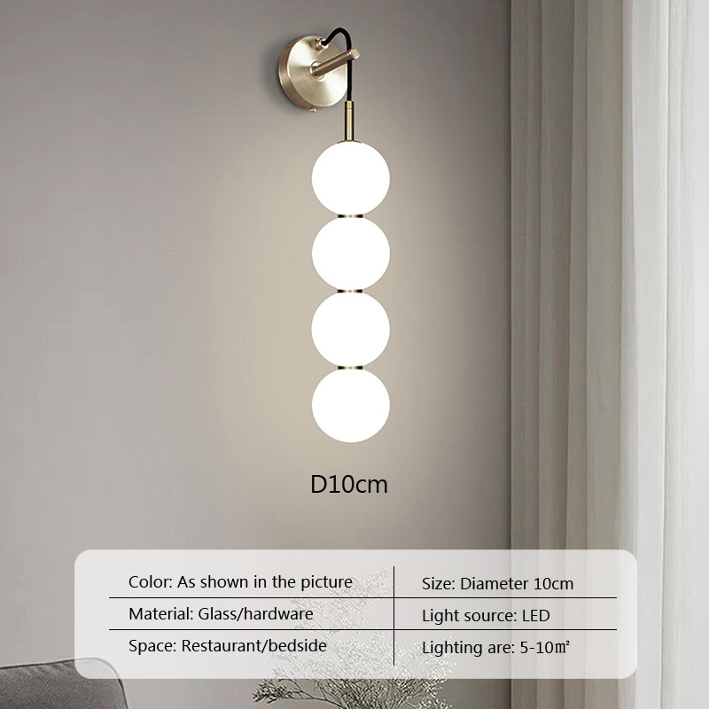 Glass Pendant Light Post-modern Pendant Lamp Bedside Living Room stairwell pendant lights(WH-AP-559)