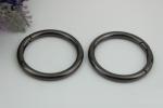 Metal hardware 38MM hanging brush anti brass spring ring o ring for handbag