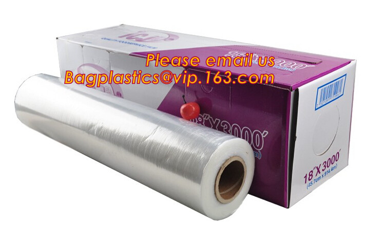 PVC Cling Film Plastic Wrap 30CM X 400M Cheap Food Wrap Film, Pvc Cling Film Jumbo Roll, 11 micron pvc stretch food wrap