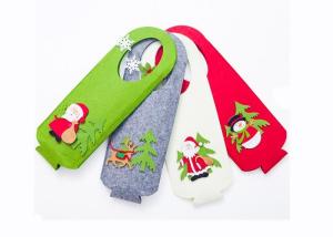 Wholesale 40*14 Cm Environmental Protection Material Felt Wine Bag Felt Fabric Bags For Christmas from china suppliers