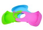 Soft TPE Baby Waterproof Feeding Bibs , Cute Baby Girl Bibs Washable Safe