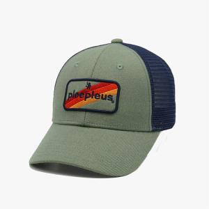 Wholesale Fashion Cotton And Polyester Mesh 6 Panel Trucker Cap Embroidered Logo from china suppliers