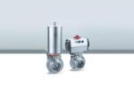 Hygienic Stainless Steel Sanitary Butterfly Valve , Tri Clamp Butterfly Valve