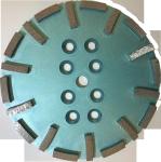 250mm Concrete Grinding Plate Grit 30 Soft Bond For Wet / Dry Grinding