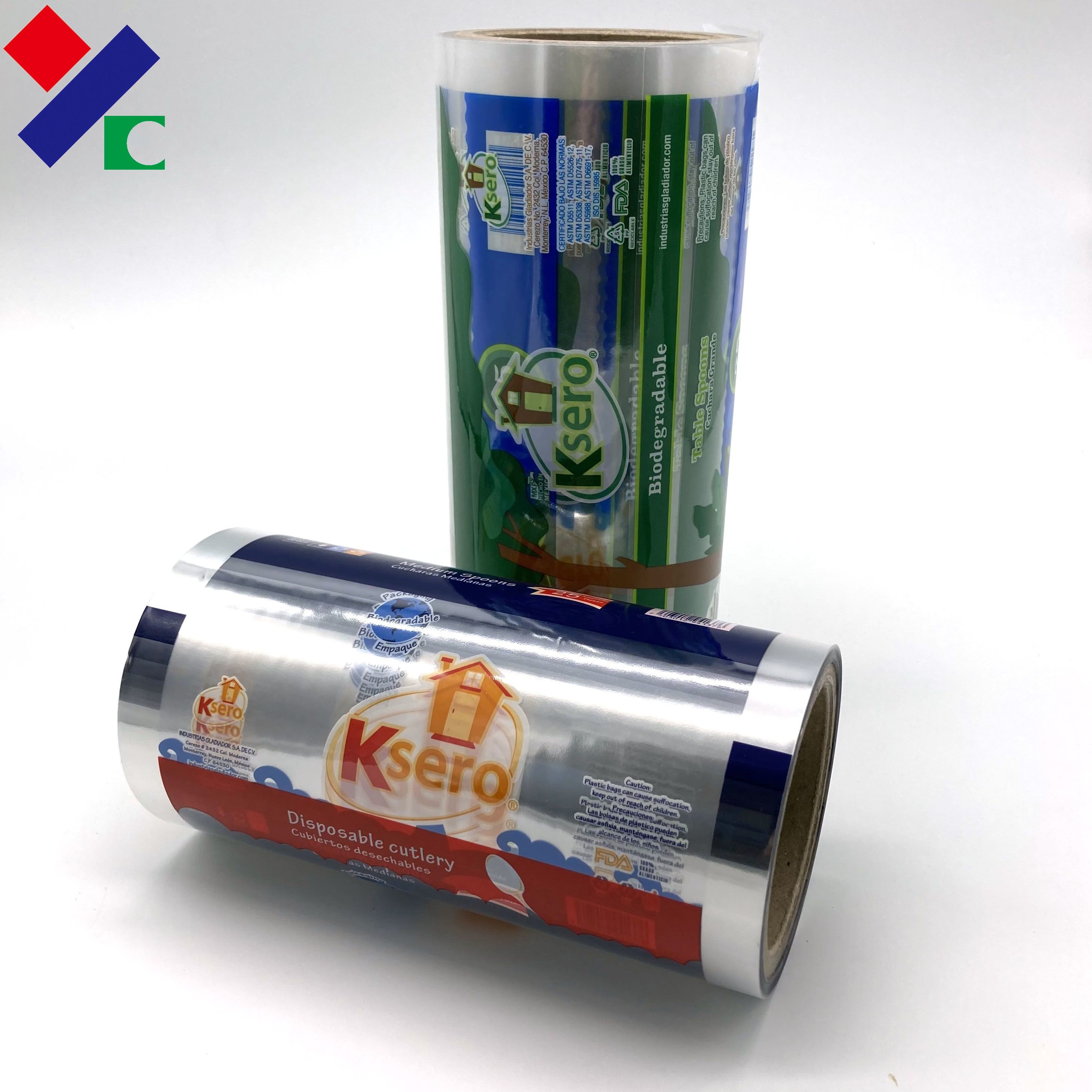 Candy OPP Plastic Roll Film Food Grade Custom Printing Snack Sachet Packaging