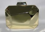 Europe Style Metallic Clutch Bag Handmade Dinner Package Bronze Color