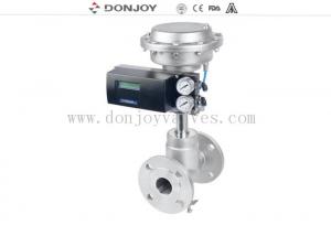 Wholesale SS Actuator Regulation Pneumatic Globe valves with flange end / Steam valve from china suppliers