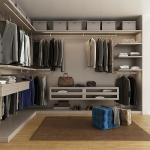 3000 X 600 X 2600mm Walk In Closet Wardrobe