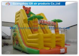 Wholesale Jungle Fun Inflatable Water Slide Bounce House / Inflatable Jumping Castle For Party from china suppliers