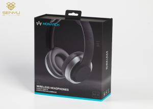 Wholesale Handmade Mobile Accessories Packaging Headphone Packaging Box With Black Blister Insert from china suppliers