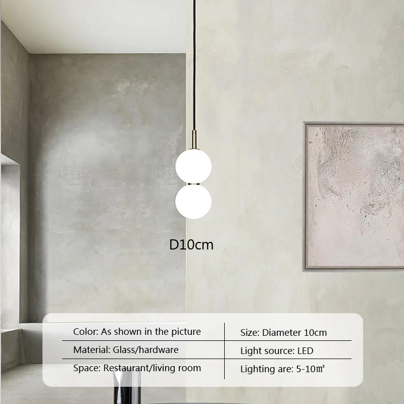 Glass Pendant Light Post-modern Pendant Lamp Bedside Living Room stairwell pendant lights(WH-AP-559)