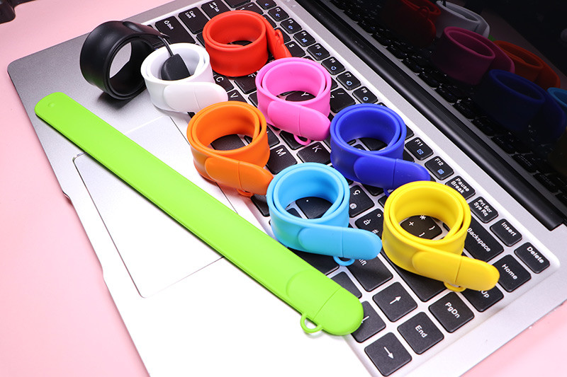 UDP Silicone Usb Wristbands Flash Drive Toy Type 32G 64GB 128GB
