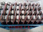 24V 75W Blue Circular Brushles Glass Sliding Door Motor Casing Diameter 60.5mm