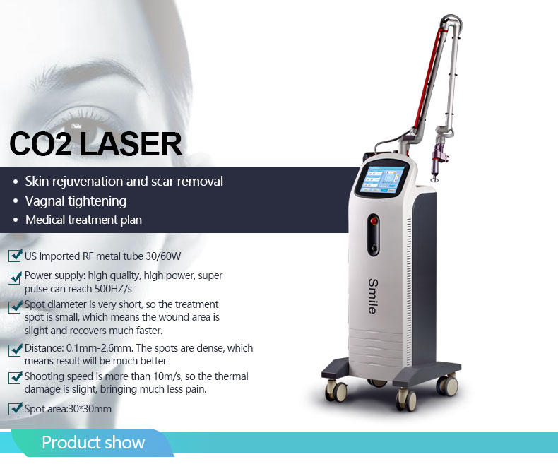 skin rejuvenation fractional co2 laser remove acne dark spots 100w co2 laser machine q switched picosecond laser beauty