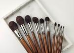 Vonira Goat Hair Angled Contour Brush Bronzer Powder Brush For Artist Academy