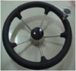 9 Spoke Polished Stainless Boat/Marine Steering Wheel/stainless steel steering